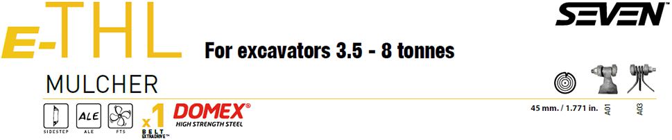 E-THL  for excavators 3.5 to 8 tonnes