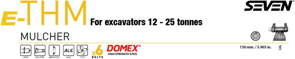 E-THM for excavators 12 to 25 tonnes