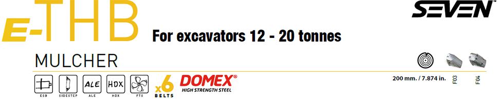 E-THB for excavators 12 to 20 tonnes