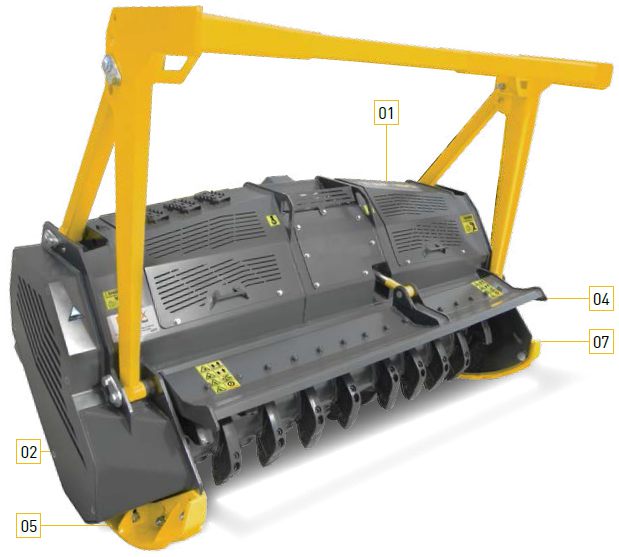 Skidsteer Mulcher Skidsteer Mulcher