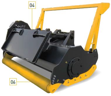 Skidsteer Mulcher Skidsteer Mulcher